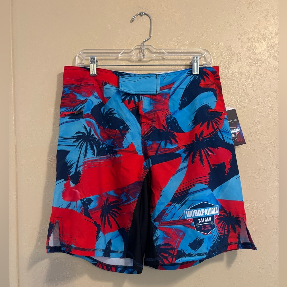 NWT Born Primitive Wodapalooza Miami Limited Edition Board Shorts sz 30